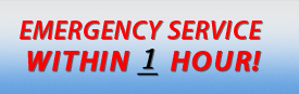 Emergency Service Within 1 Hour!