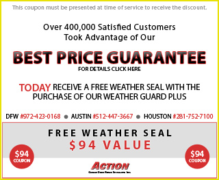 Free Weather Seal, $94 Value